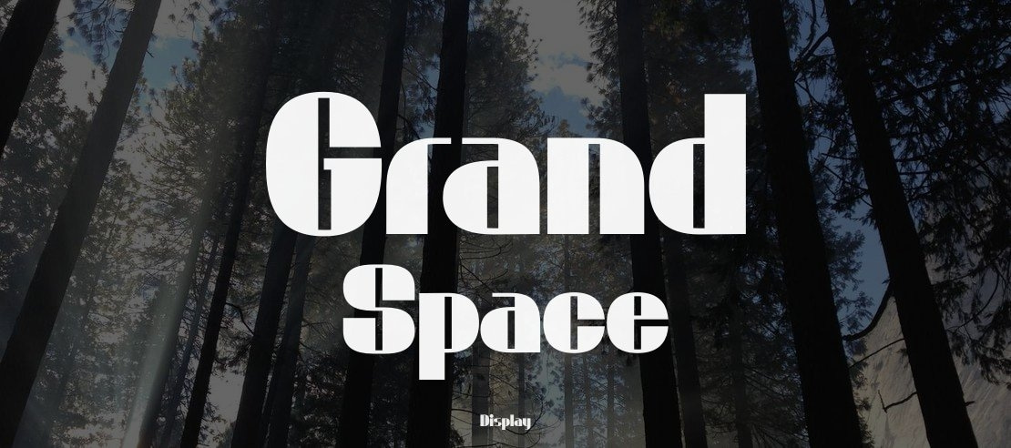 Grand Space Font