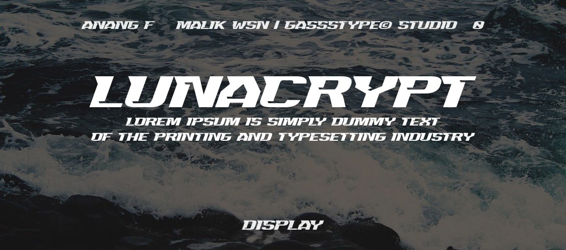 Lunacrypt Font