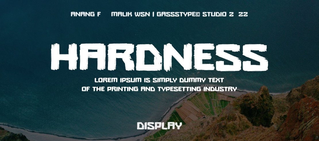 Hardness Font