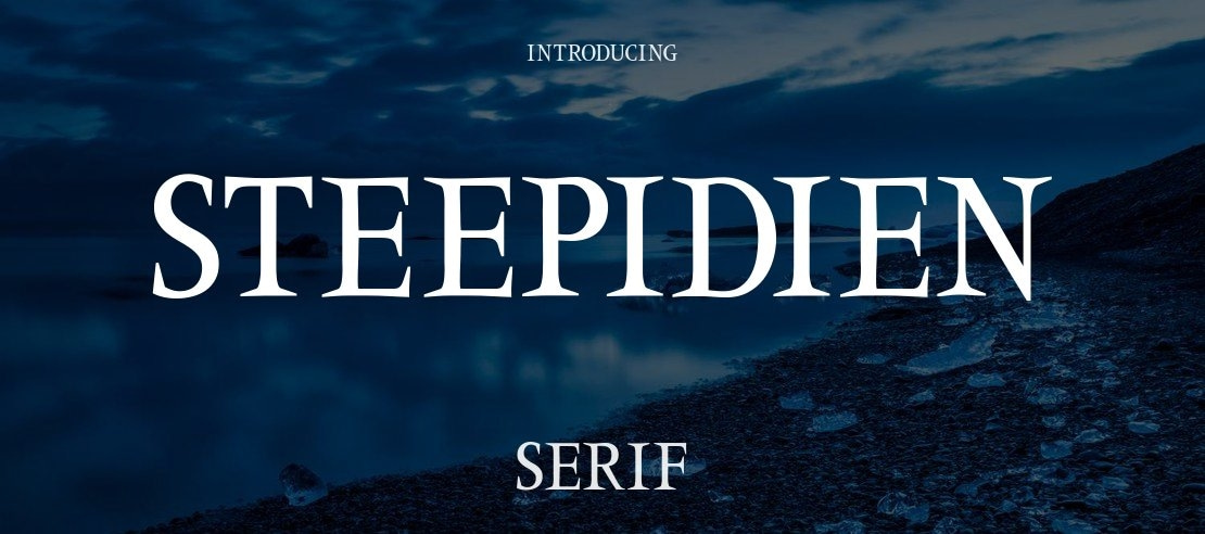 Steepidien Font