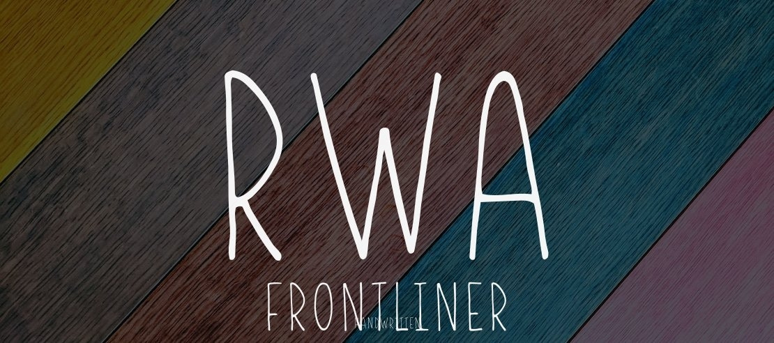 RWA Frontliner Font