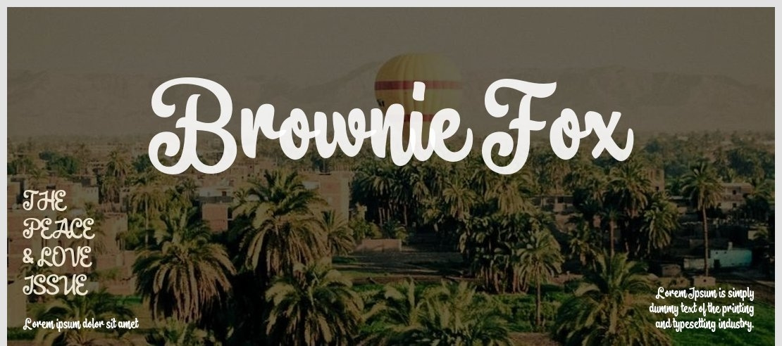 Brownie Fox Font