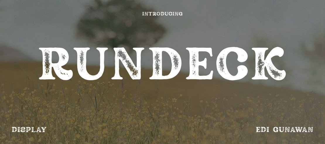 Rundeck Font