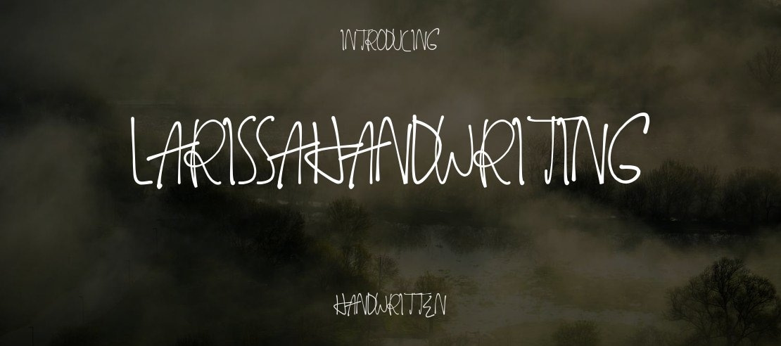 LarissaHandwriting Font