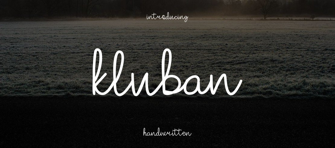 kluban Font