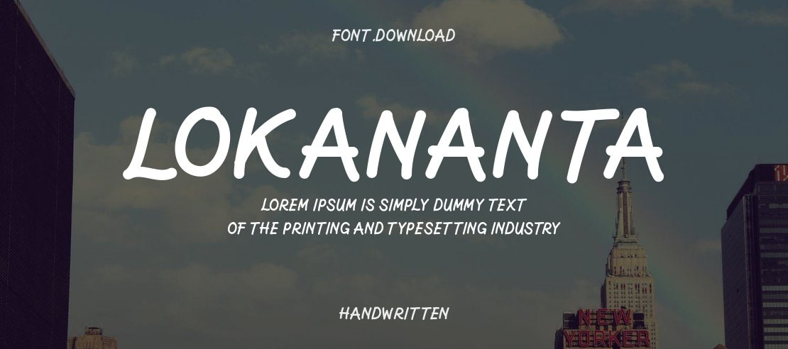 Lokananta Font