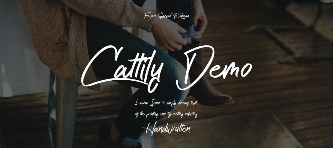 Cattily Demo Font