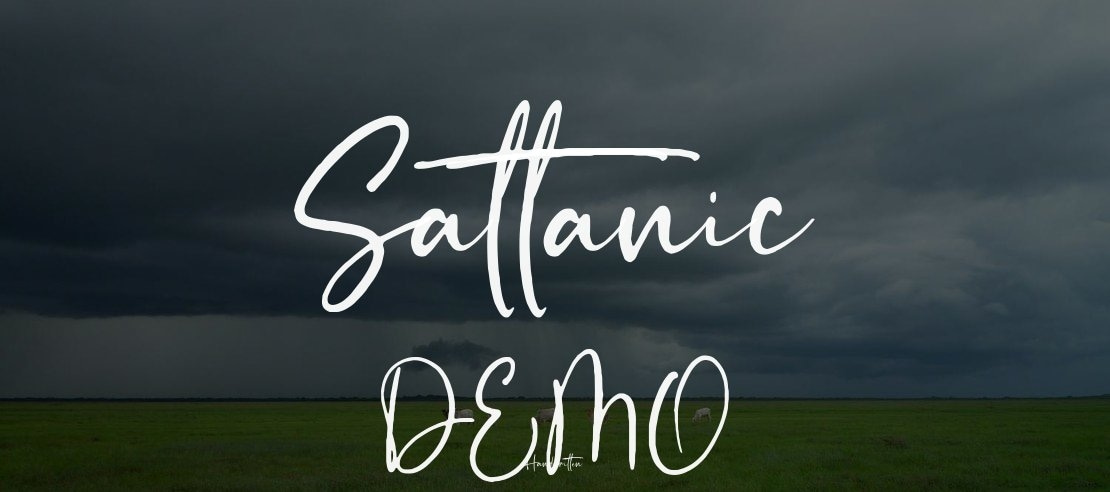 Sattanic DEMO Font Family