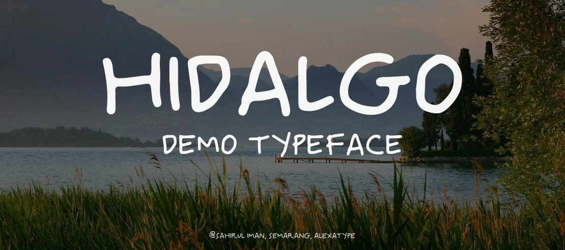 Hidalgo demo Font