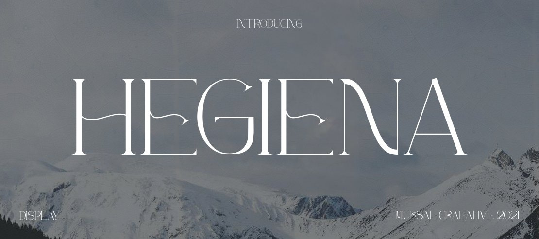 Hegiena Font