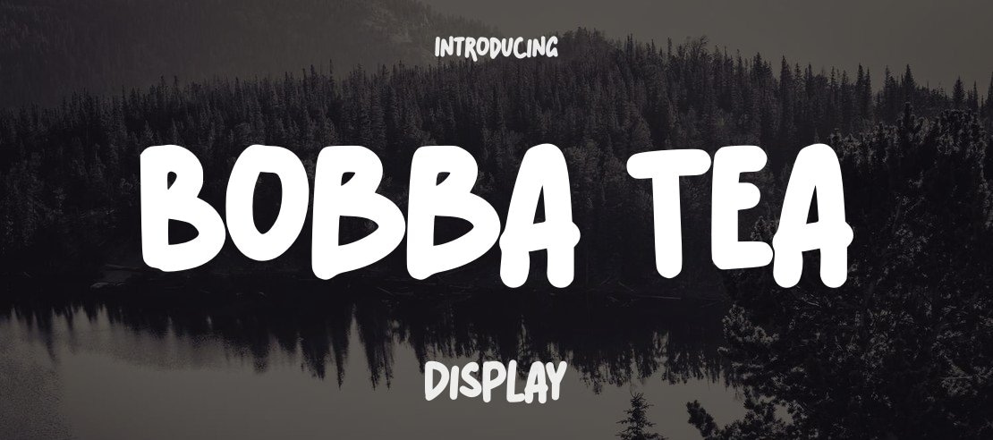 Bobba Tea Font