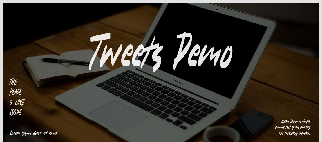 Tweets Demo Font