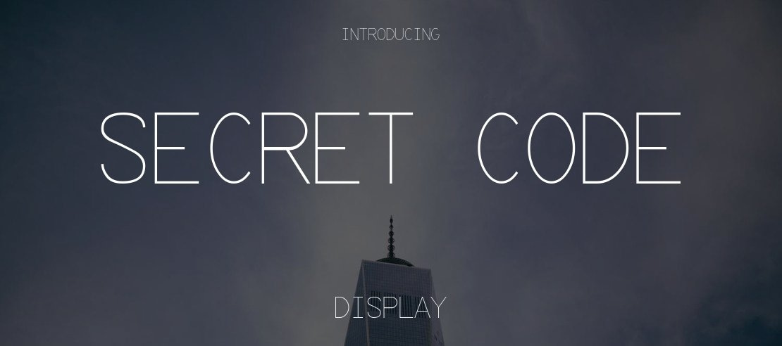 Secret Code Font