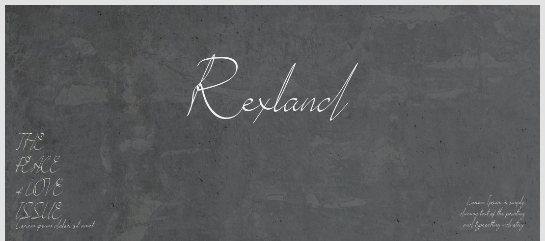 Rexland Font