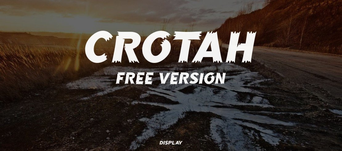 Crotah free version Font