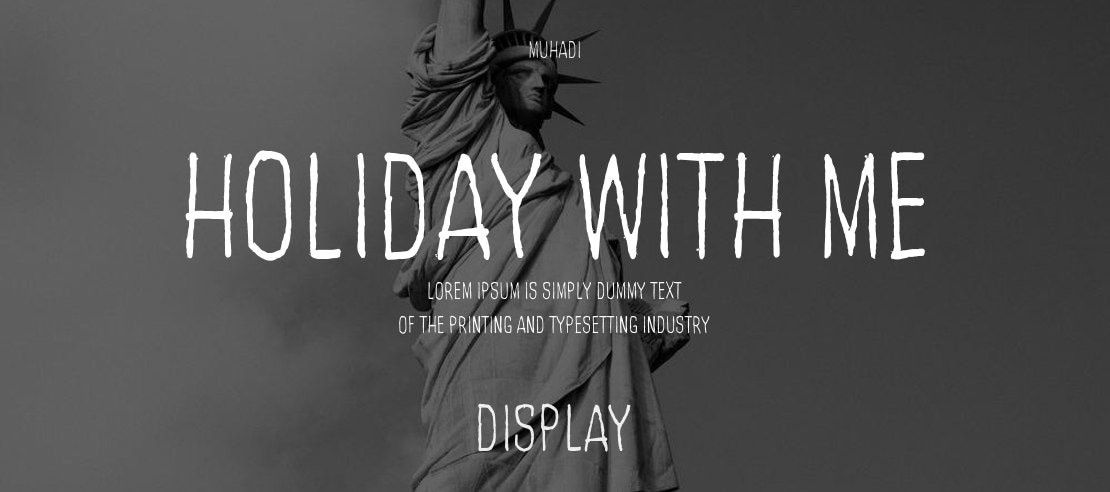 Holiday with Me Font