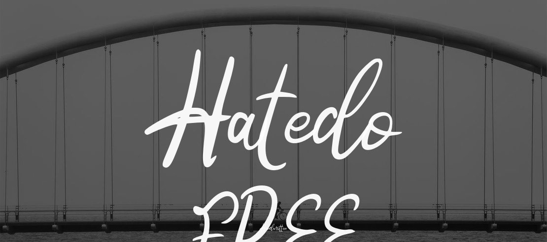 Hatedo FREE Font