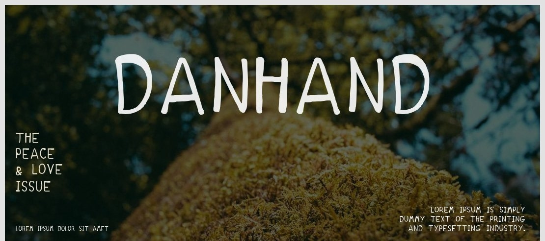 Danhand Font