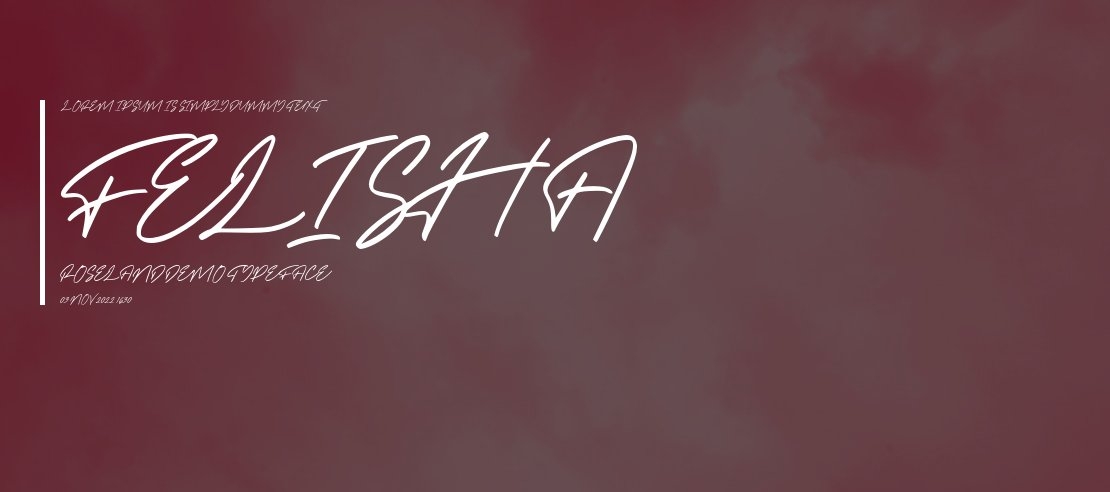 Felisha Roseland Demo Font