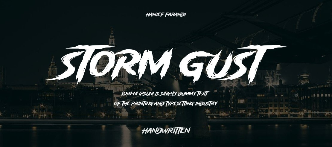 Storm Gust Font