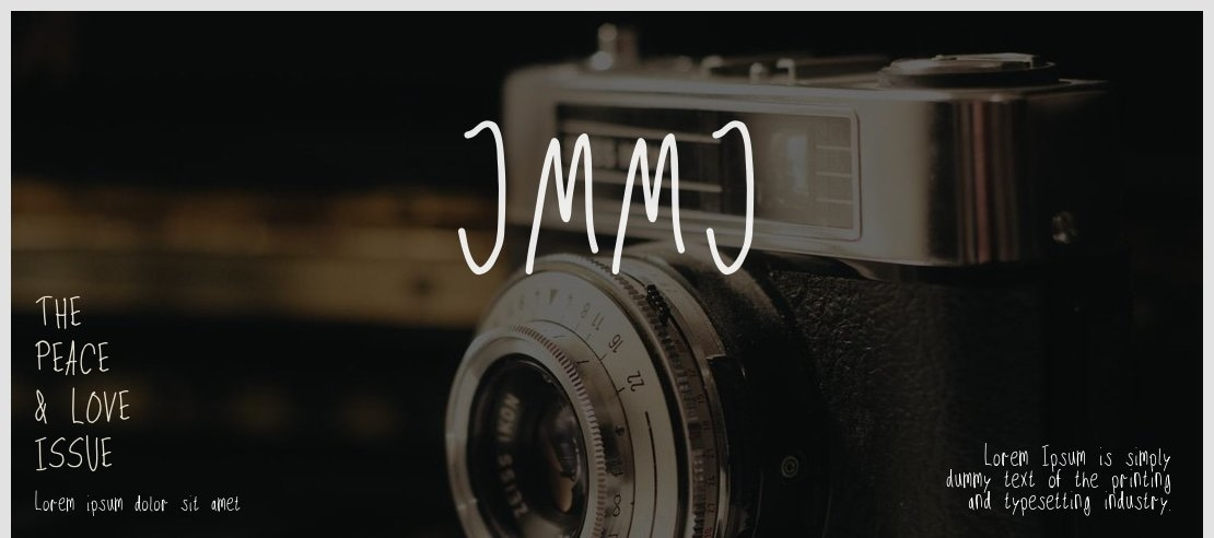 JMMJ Font