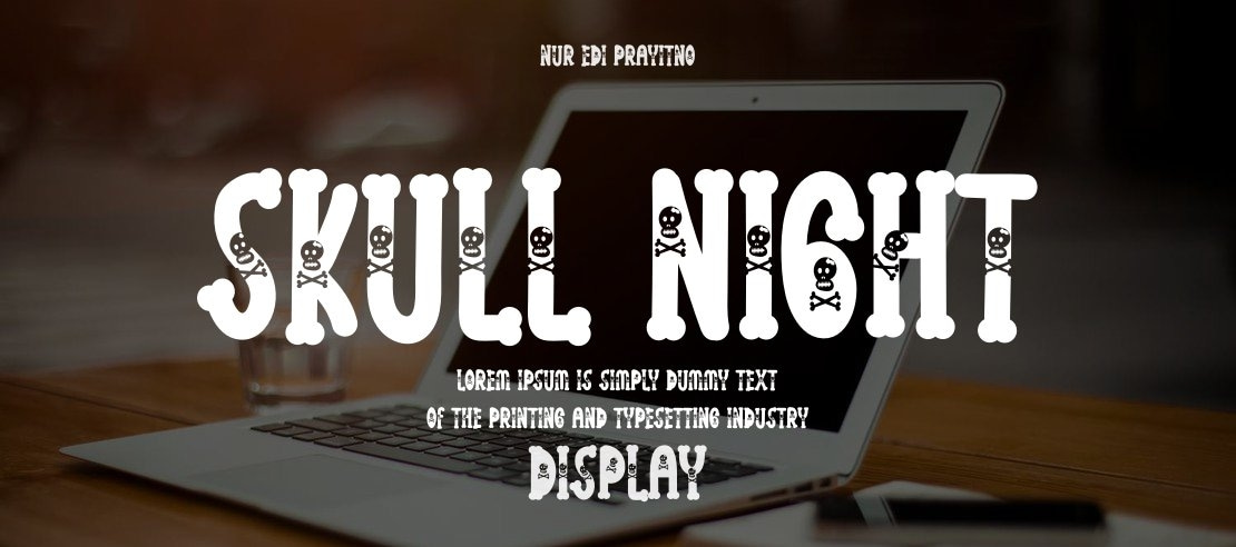 Skull Night Font