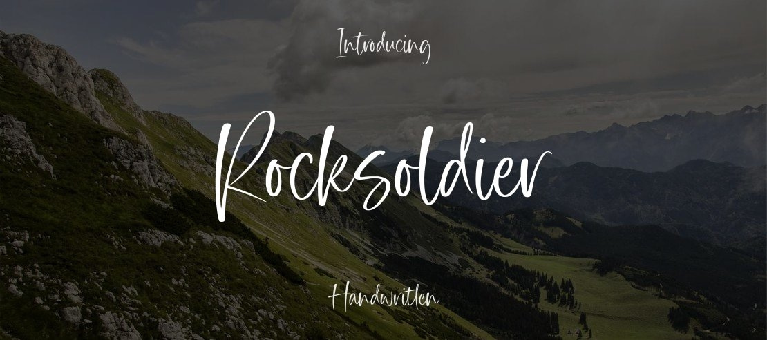 Rocksoldier Font