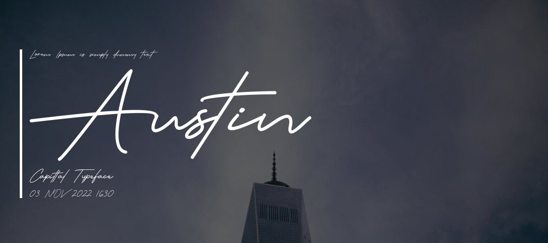 Austin Capittal Font Family