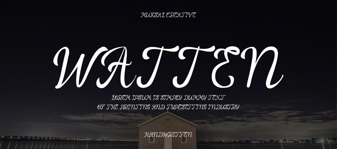 Watten Font