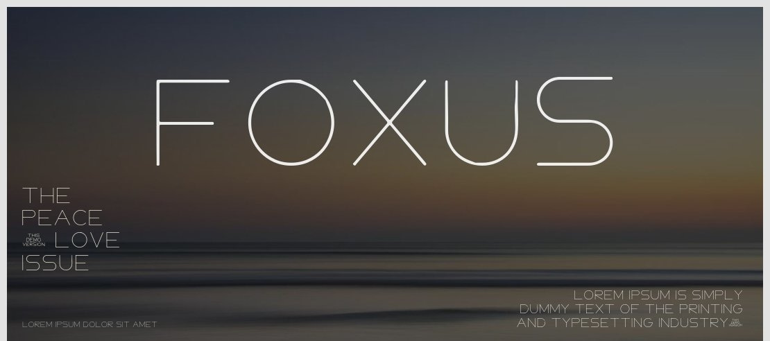 FOXUS Font
