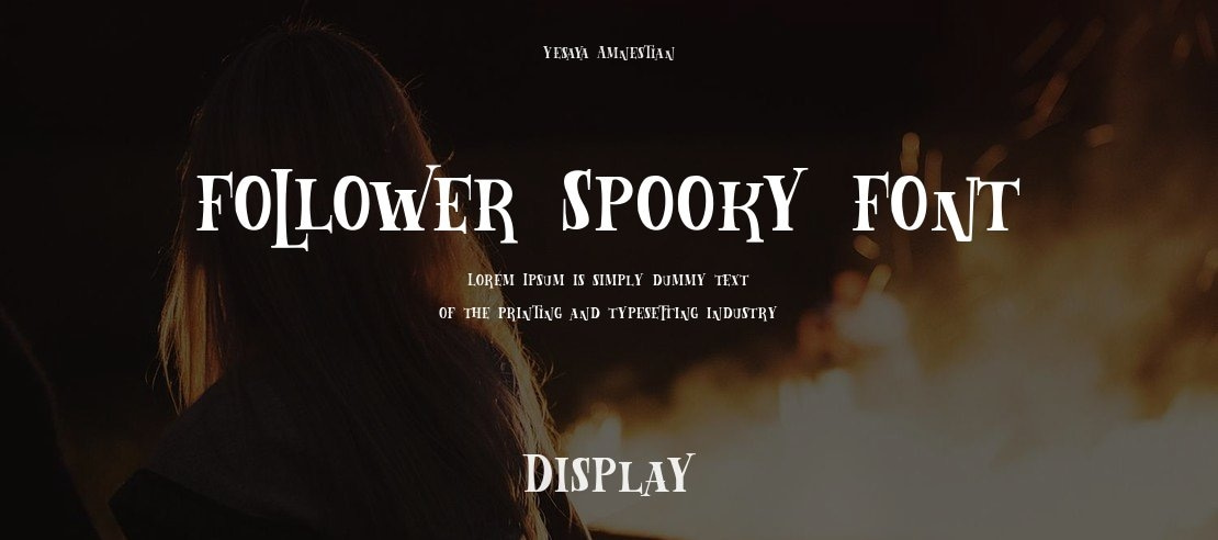 Follower Spooky Font