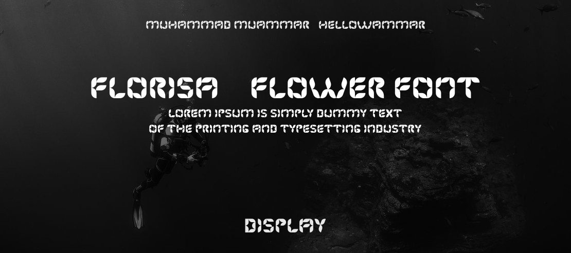 Florisa - Flower font