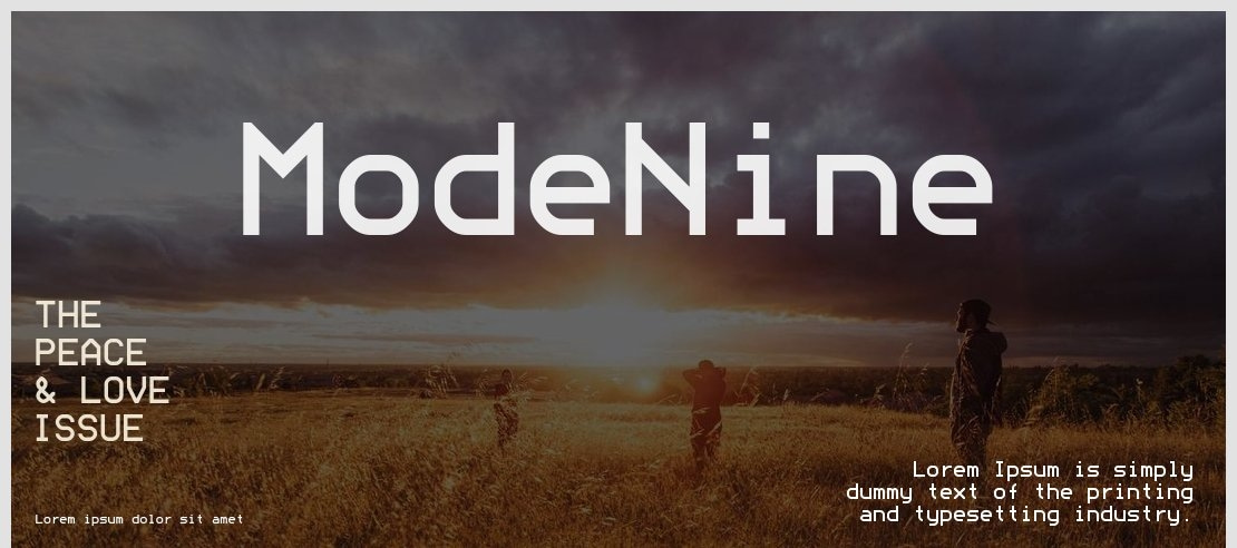 ModeNine Font