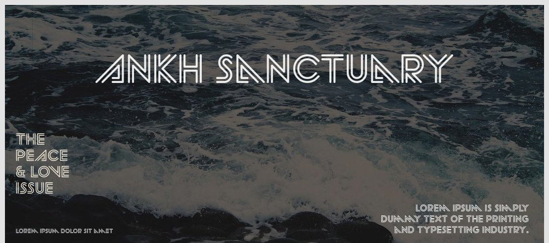 Ankh Sanctuary Font