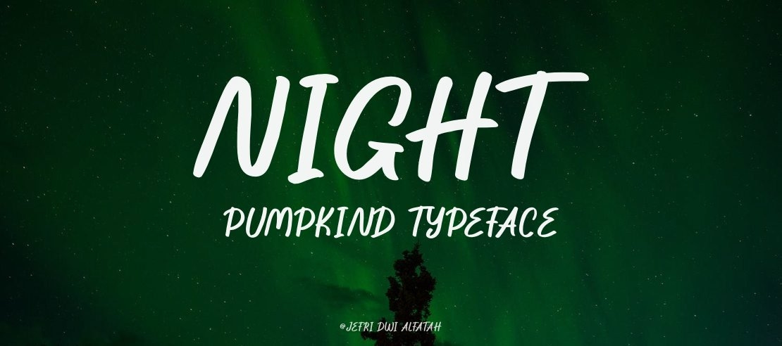 Night Pumpkind Font