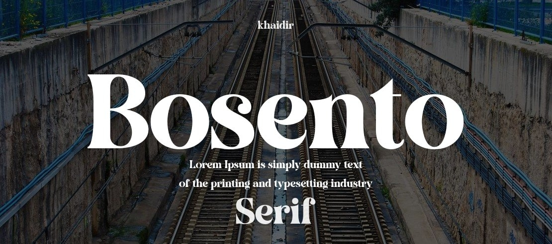 Bosento Font