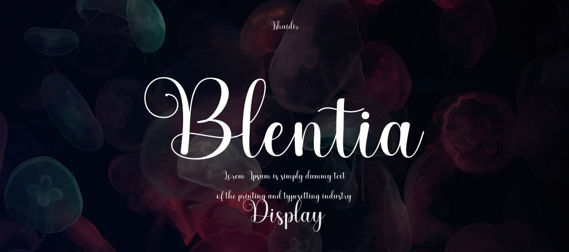 Blentia Font