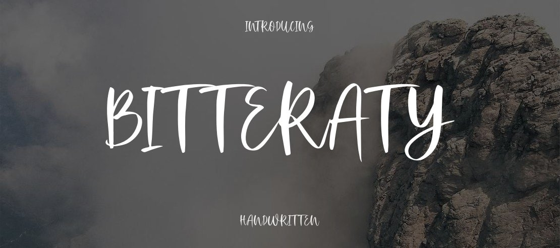 Bitteraty Font