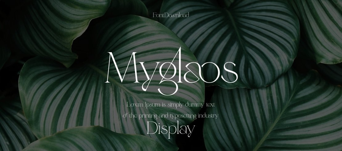 Myglaos Font