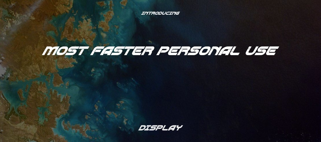 Most Faster Personal Use Font