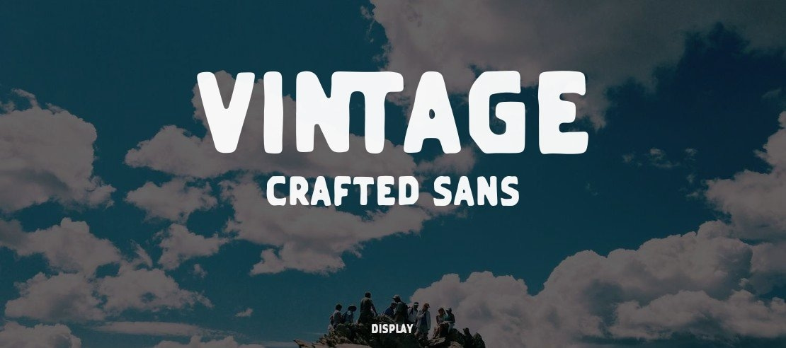 Vintage Crafted Sans Font