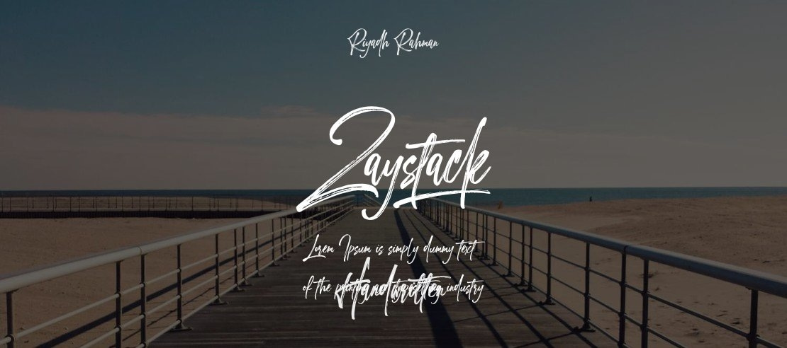 Zaystack Font