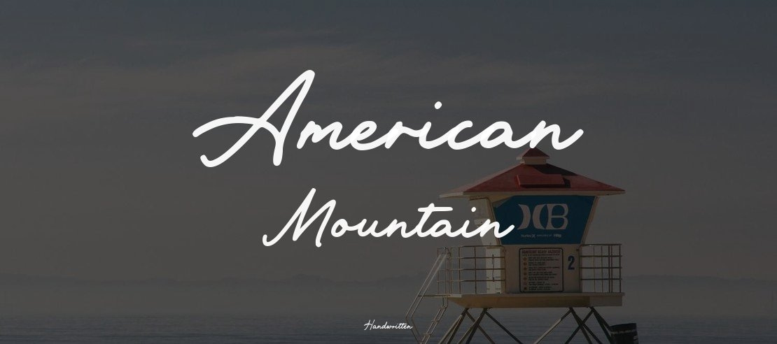 American Mountain Font