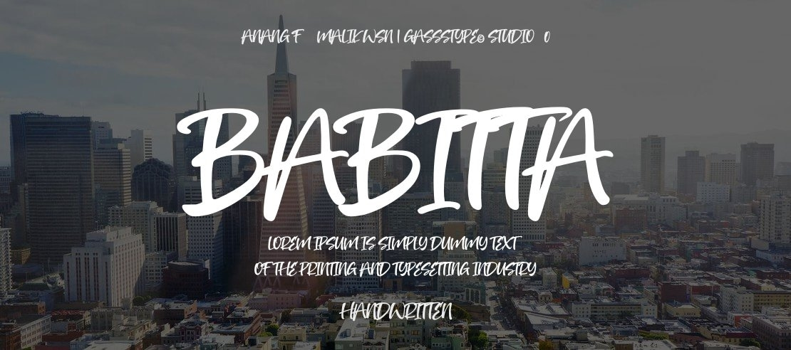 Babitta Font