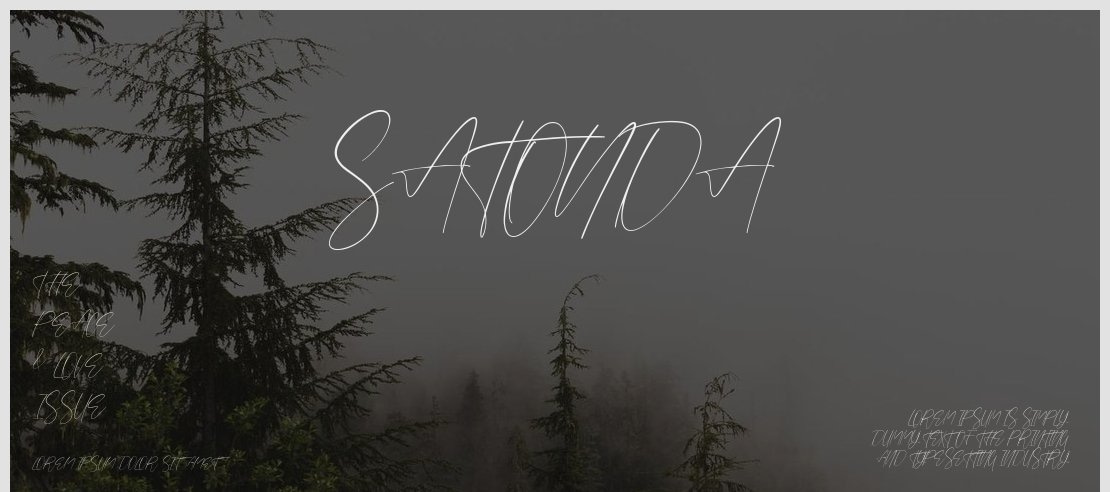 Satonda Font