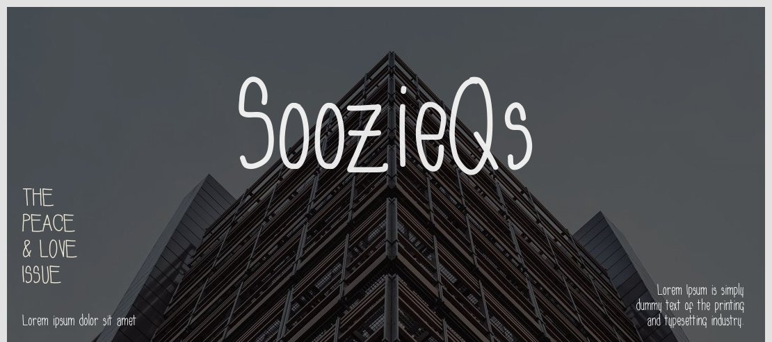 SoozieQs Font
