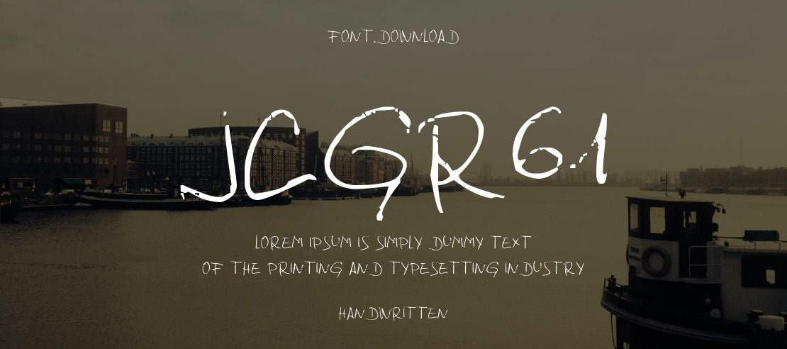 jcgr61 Font