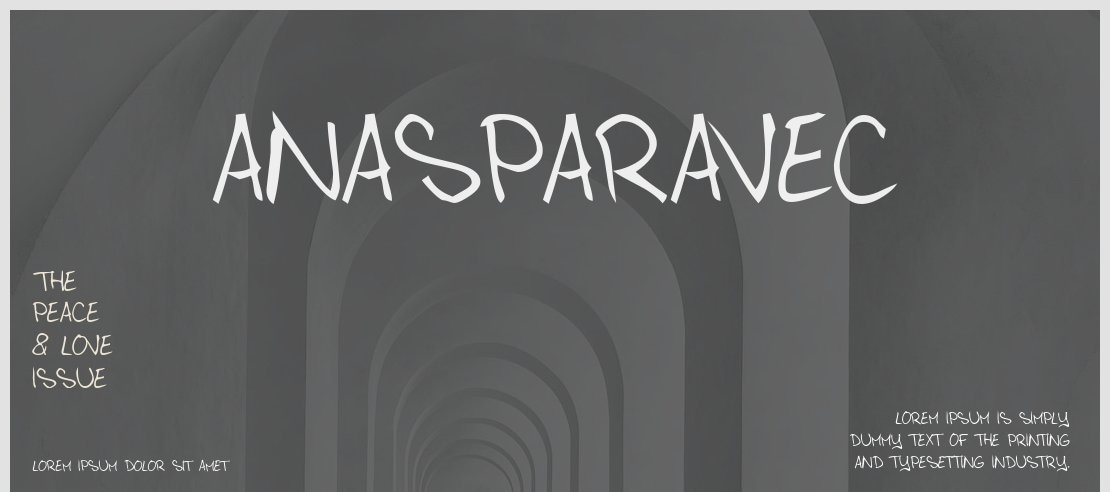AnaSparavec Font