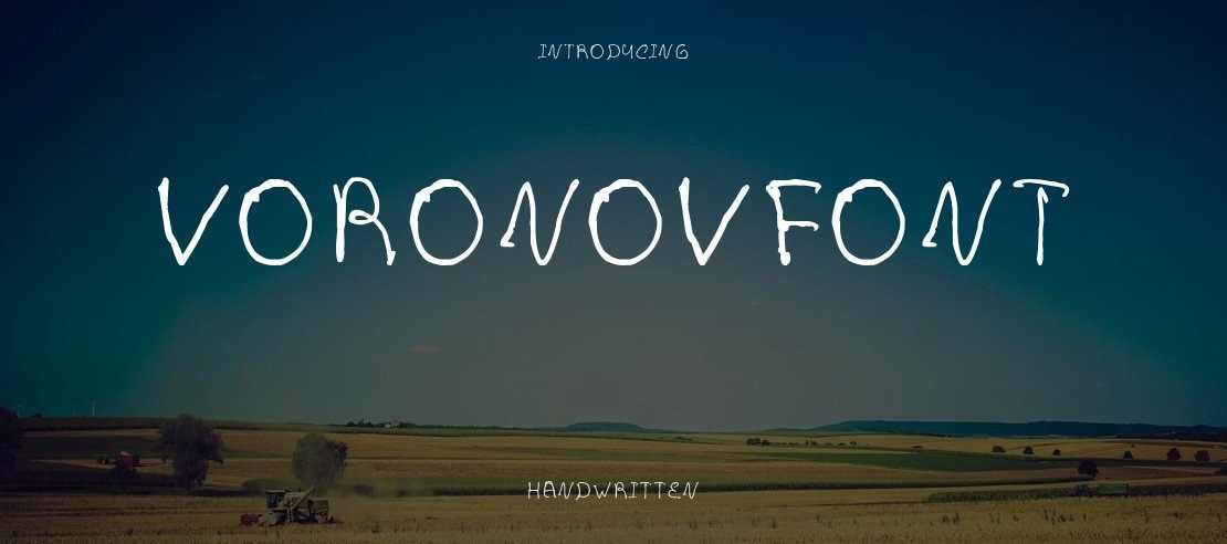 VoronovFont Font