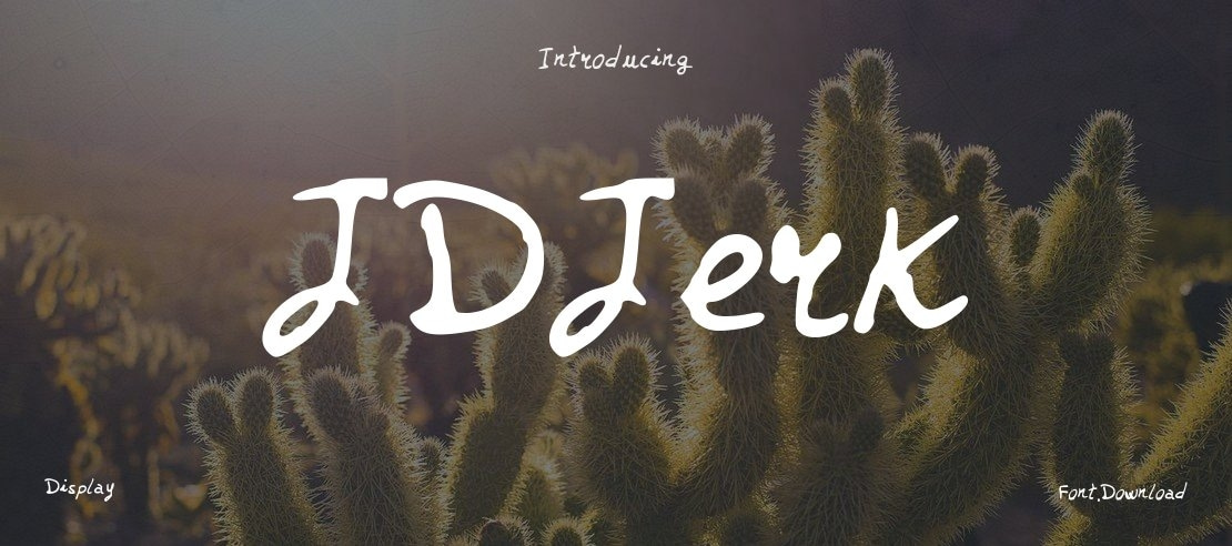 JDJerk Font